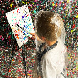 Splatter Painting Art Classes in Canal Winchester, Ohio